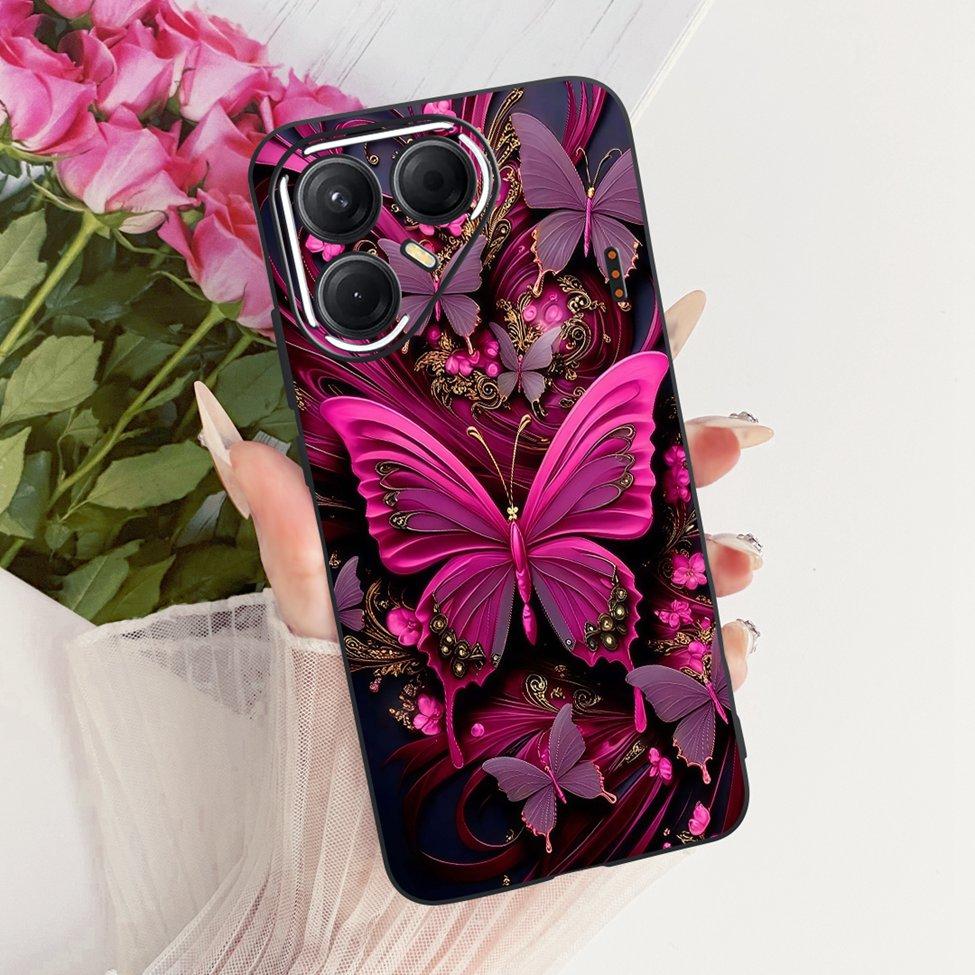 Phone Case For Tecno Pova 7 5G Cover Silicone Cute Cat Fashion Funny Painted Casing For Tecno Pova7 5G LJ7