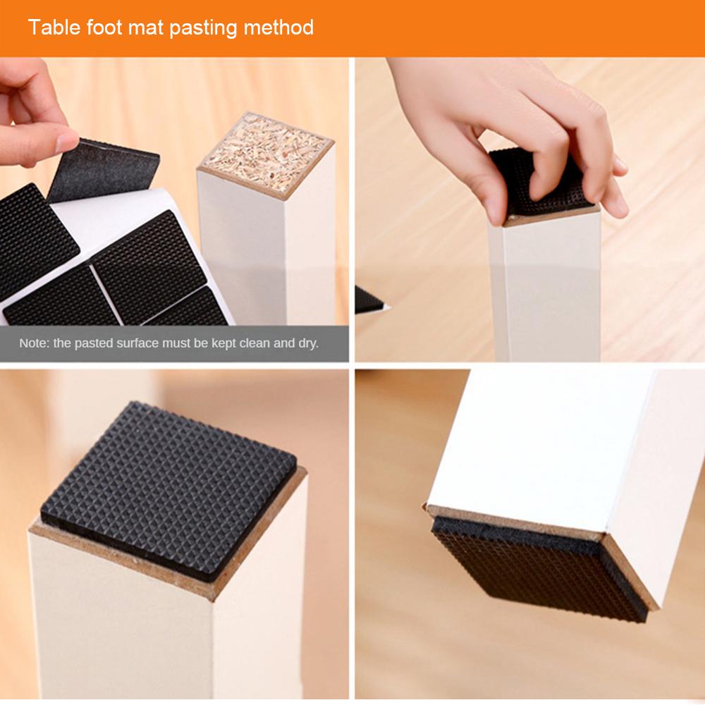 1~10PCS Non-slip Gasket For Tables And Chairs Easy Installation Thickening Anti-skid Sound Attenuation And Shock Absorption