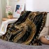 Chinesischer Drache, weicher Plüsch, Sofabett-Überwurf, Cartoon-Motiv, moderner Flanell-Deckenbezug, bedruckt, Bettdecke, Geschenk, Picknick-Decken