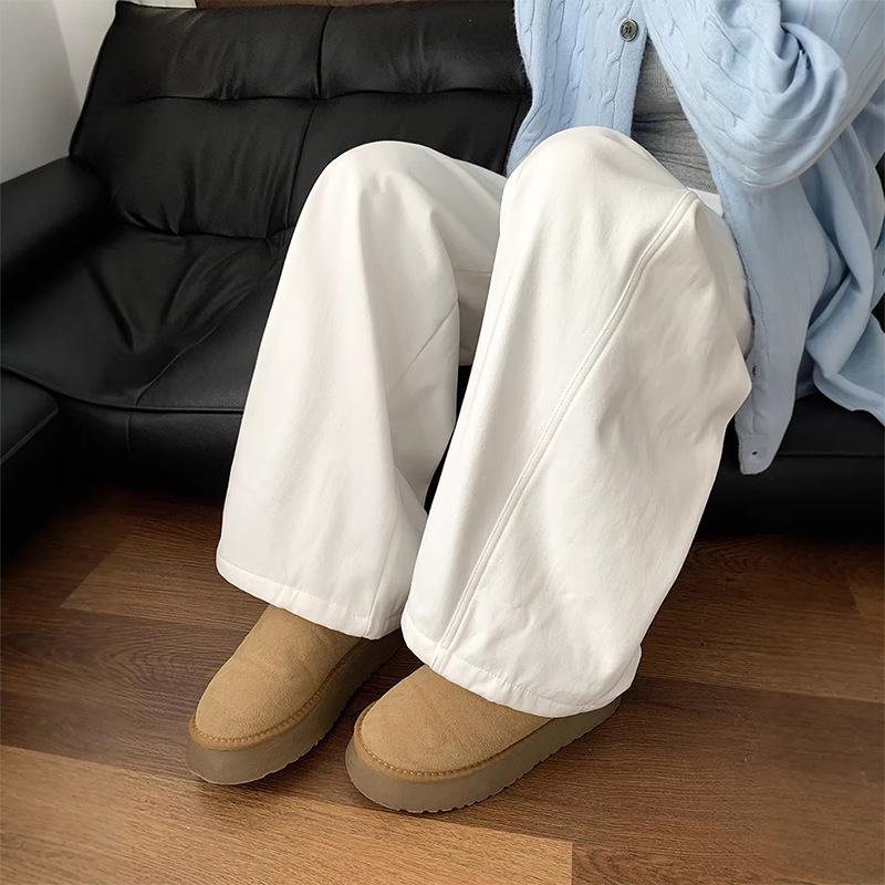 7215 Maternity Drawstring Casual Wide-Leg Pants - Spring/Summer Thin, Loose Fit for Stylish Moms M