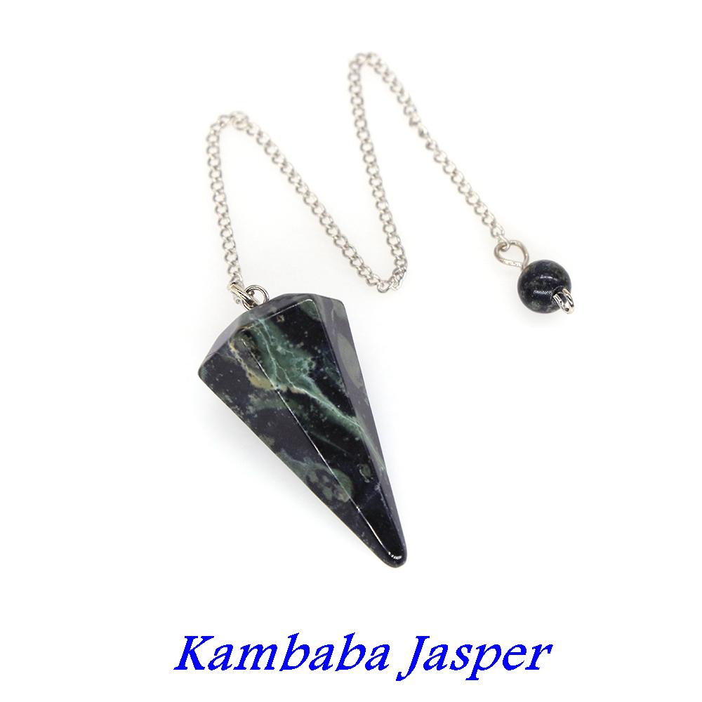 Natural Stone Quartz Agates Pendant Reiki Healing Crystal Cone Amethyst Charm Gems Pendulum Chakra Wicca For Divination Dowsing