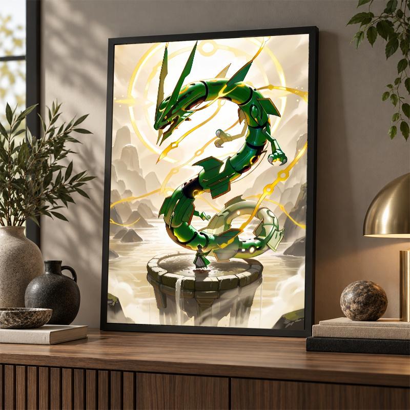 5D Diamond Painting Rayquaza DIY Full Drill Diamond Art Kit Home Decoration