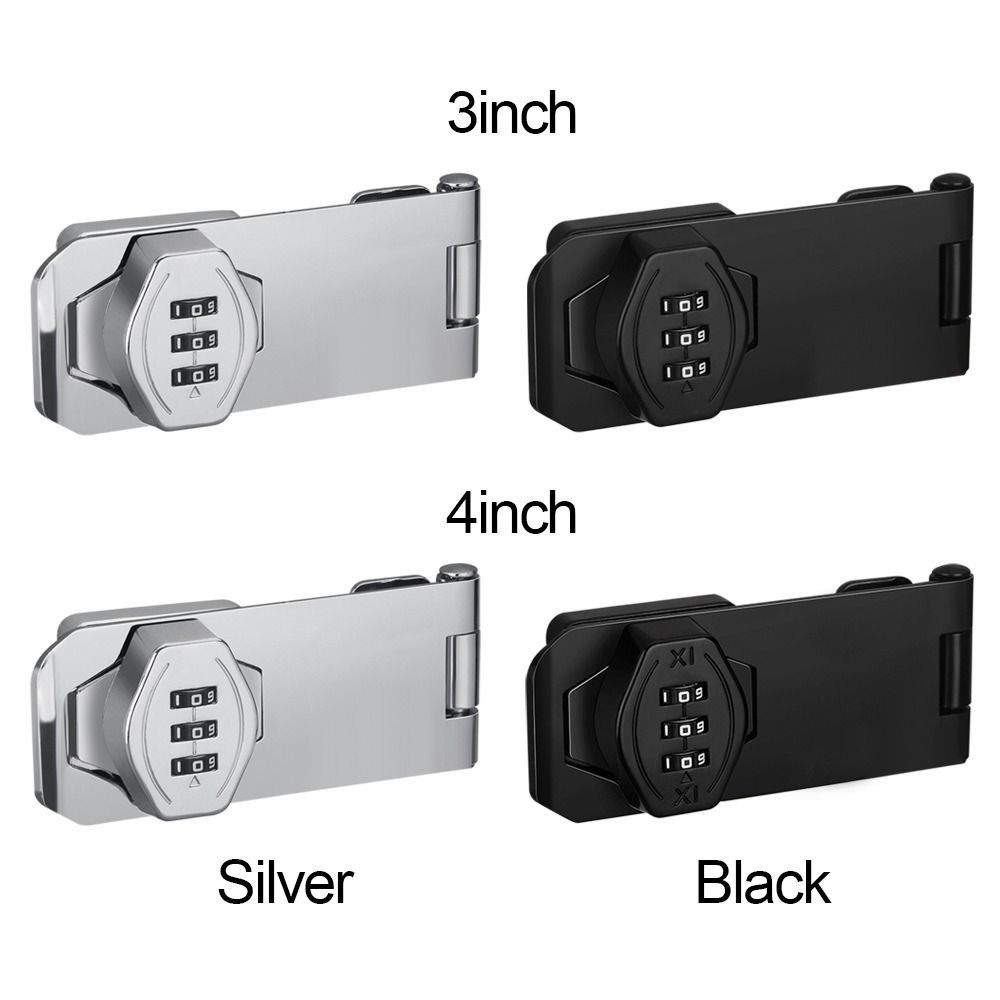 Security 3 Digit Coded Combination Coded Lock Coded Lock Cabinet Password Locks Window Stoppers