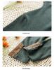 Ethnic Style Retro German Velvet Women's Sweatshirt, 2024 Autumn/Winter, Loose Stitching Pullover, Warm Base Layer