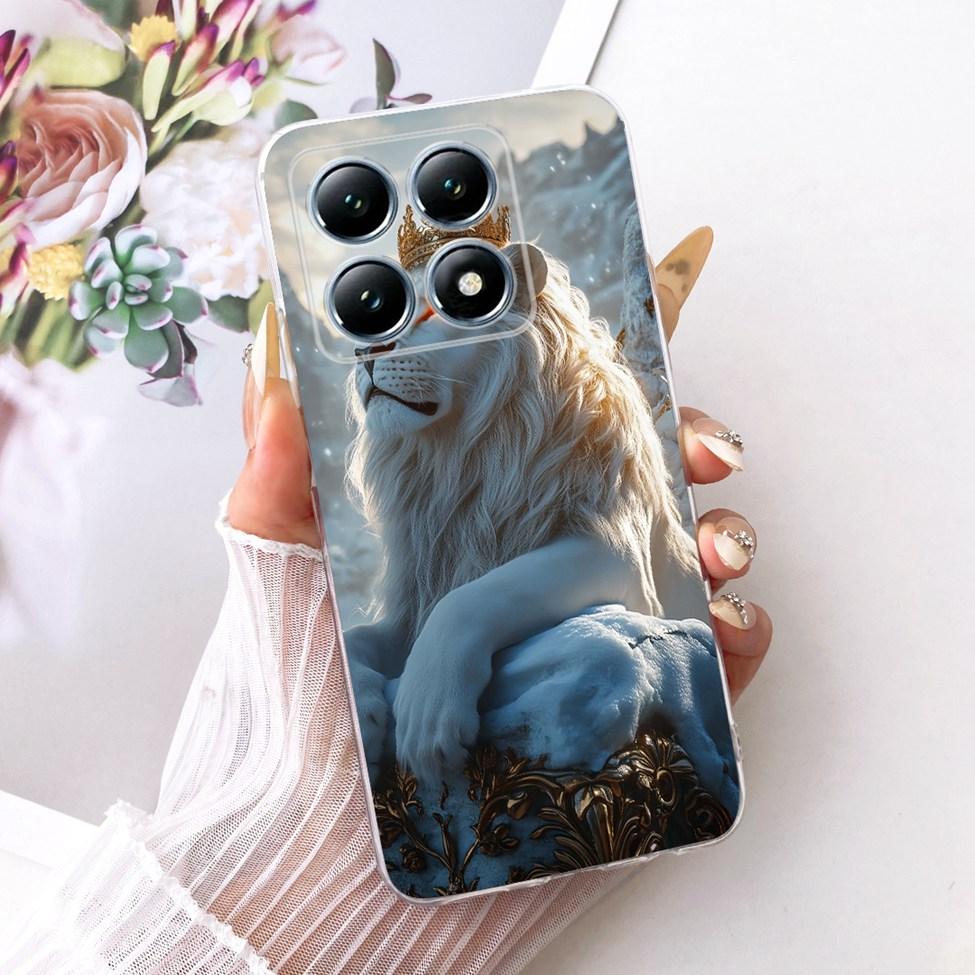 Transparent Casing For Xiaomi 14T Pro Case Cute Cat Luxury Fashion Butterfly Funny Cool Painted Cover 2407FPN8EG