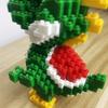 Knew Built Micro Mini Building Blocks Toys Green Dinosaur Jungle Set Fun Playmate for Kids and Decorative Ornament