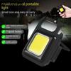 COB Work Light Outdoor Strong Light Torch Mini Multifunctional Emergency Keychain Light USB Rechargeable Tent Camping Light Cob Work Light