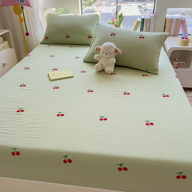 New Style Bed Sheet Single Piece Dormitory All-inclusive Non-slip Bed Sheet Bed Cover Bedroom Bed Mattress Protector