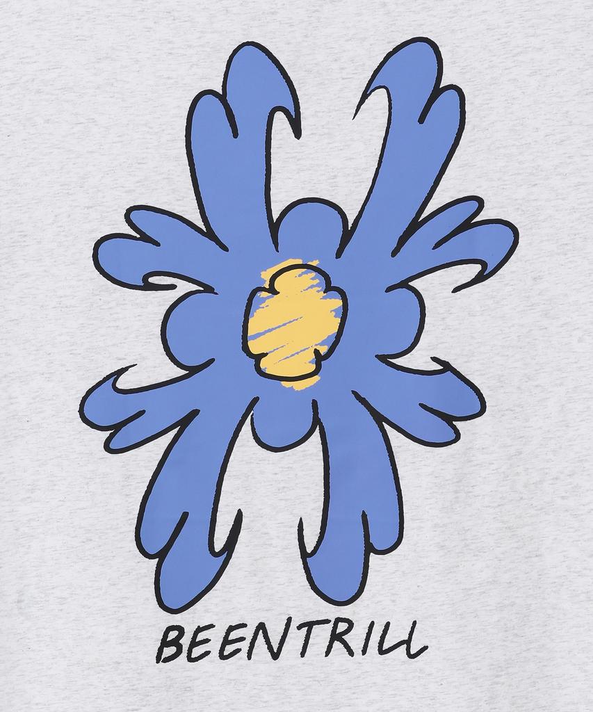 BEENTRILL B Daisy Hashtag T-Shirt (Ice Grey)