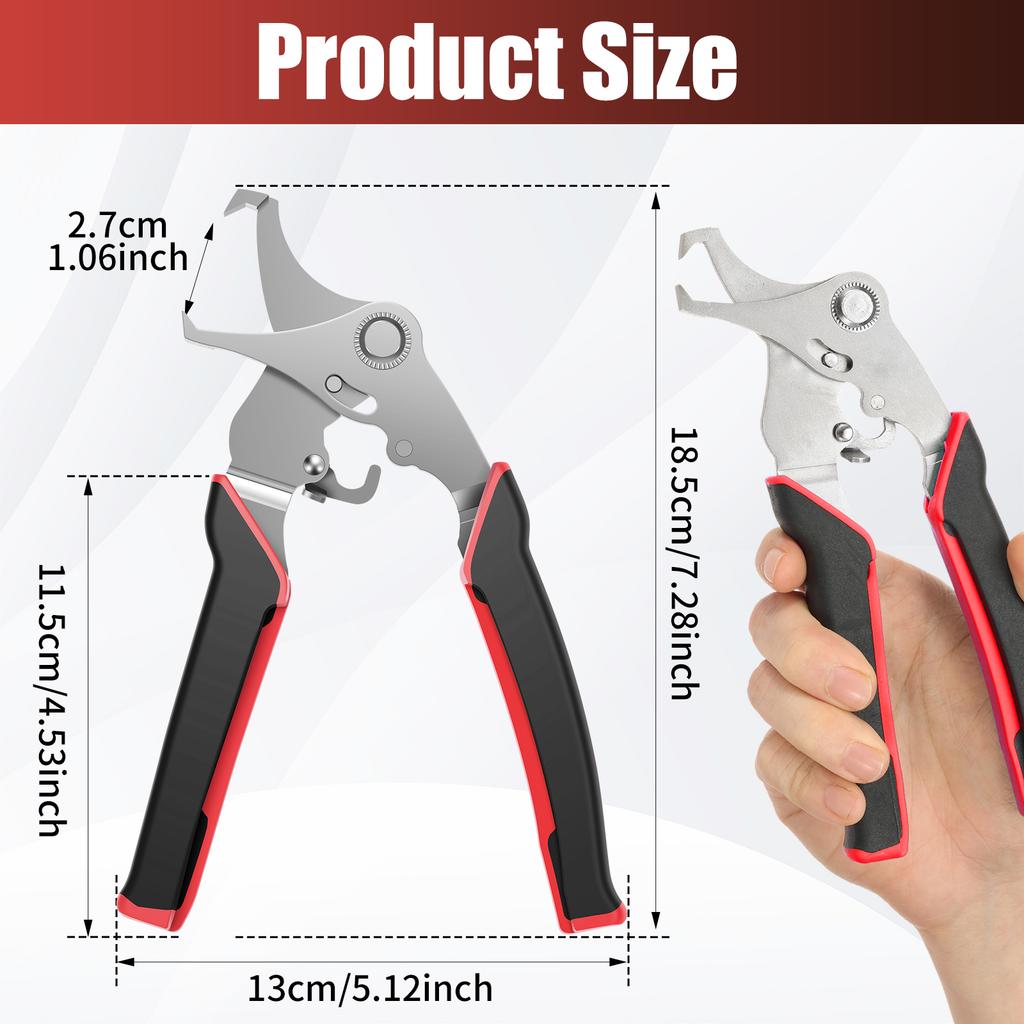 Car Clip Pliers Rivet Snap Pliers Automotive Snap Pliers EasyRemoves Stubborn Clips Plastic Rivets Dashboard Bike Tire Fasteners