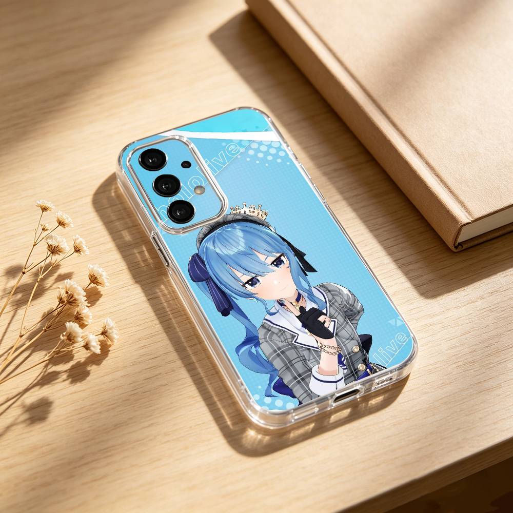 H-Hoshimachi Suisei phone Case For Samsung S25,24,21,22,23,30,Ultra,20,Plus,Fe,Lite,Note Transparent Cover