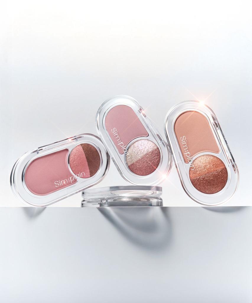 [NEW][2pack] Glim On Eyes Dual Shadow Brush 1P