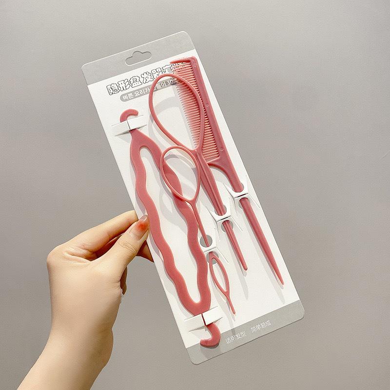 

Дитячі інструменти для плетіння та укладання волосся: Шпильки для висмикування волосся та ліниві інструменти для зав язування волосся для дівчаток