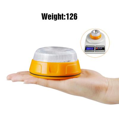 1pc Beacon Lights For Trucks LED Magnetic Double-Mode Auto Accessories With Battery Bright Strobe Light For Trailer Tow Service