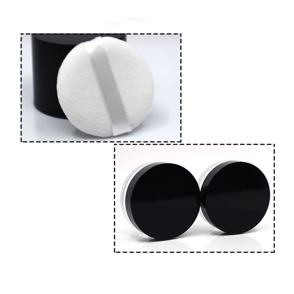 1pcs 10g/20g Portable Plastic Powder Box Handheld Empty Loose Powder Pot With Sieve Cosmetic Travel Makeup Jar Sifter Container