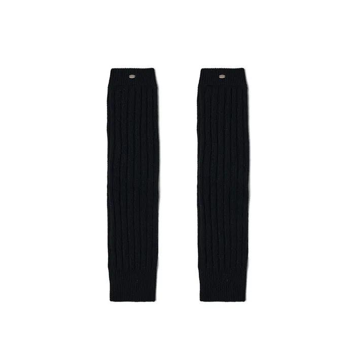 Wool Leg Warmer Black