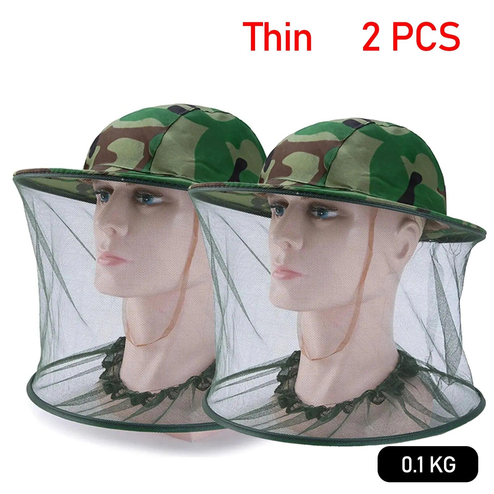 

2 шт. Сетчатая маска-капюшон для защиты лица от насекомых, пчел, комаров, солнца, шляпа-рыбалка, кепка для рыбалки, товары для рыбалки и пчеловодства на открытом воздухе