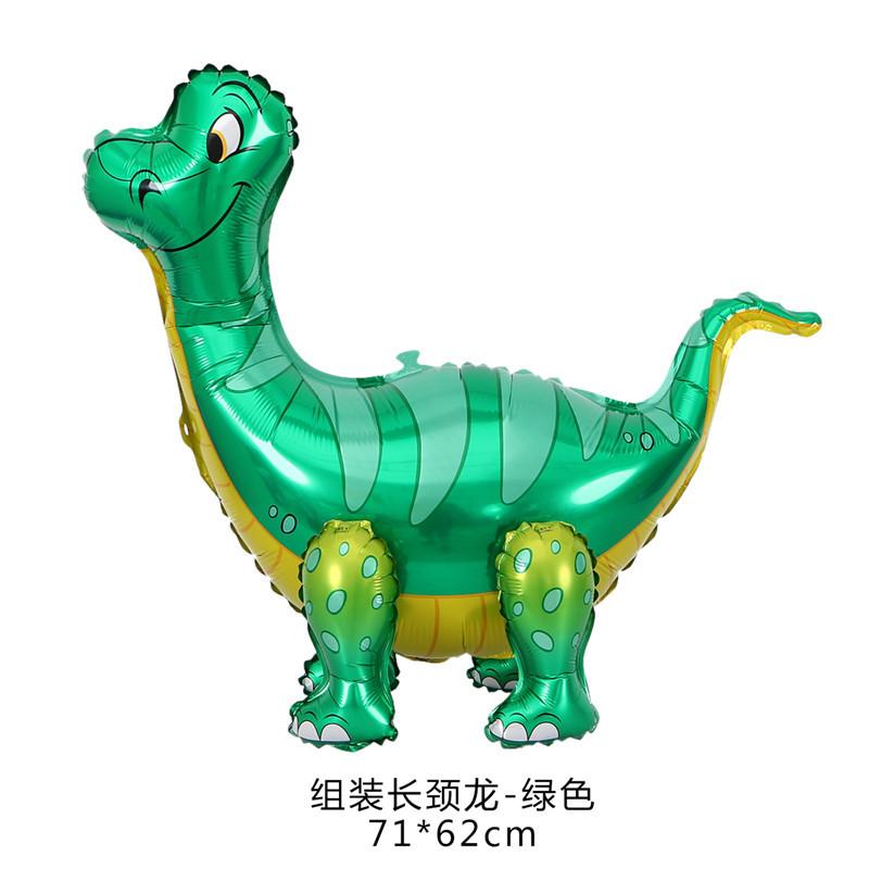 3D Standing Dinosaur Balloon Cartoon T Rex Dino Foil Balloon for Party Decoration Kids Birthday Party Supplies