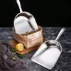 Large Capacity Stainless Steel Ice Cube Shovel Wide Opening French Fry Spatula  Supermarket