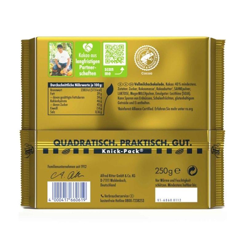 Ritter Sport Gold Treasure Chocolate 250g