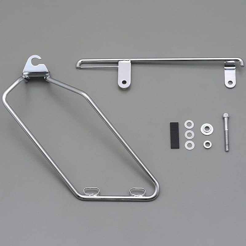 Daytona Chrome Plated Saddlebag Hanger & Support Set for Harley-Davidson XL Sportster (04-15) Left Side, Part Number 79032