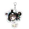 Game Keychains Acrylic Figure School Bag Keychian Holder Key Ring For Children Girl Men Accessories