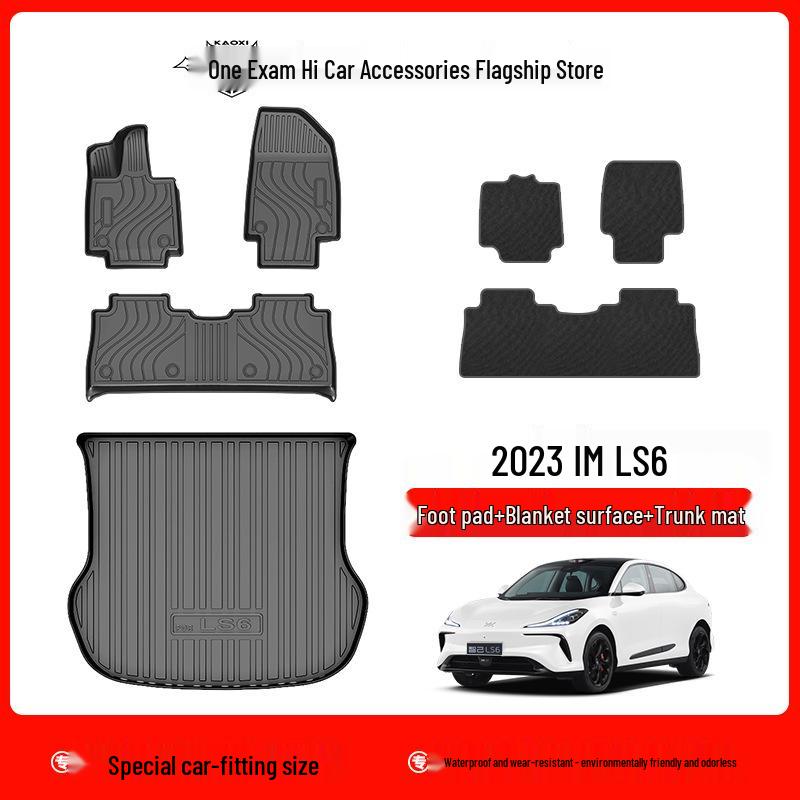 2023 IM LS6 Car Floor Mats: Eco-Friendly, Waterproof TPE Trunk Mat