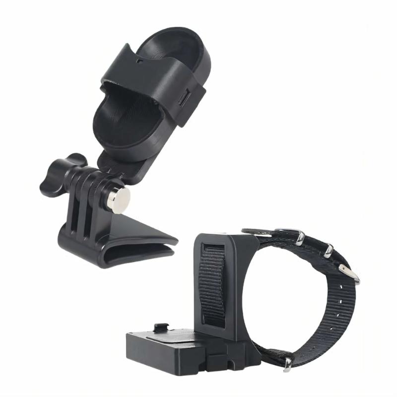 Hat Brims Clip and Wrist Straps Combo for Action Cameras Flexible Mounting First Person Handheld Filming Travel Vlogs