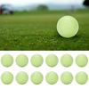 12PCS Golf Glow-in-the-Dark Balls Golf Water Practice Tournament Balls Golf Balls Fluorescent Balls Fluorescent Green