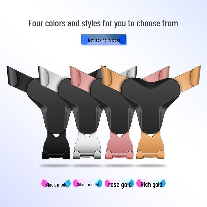 Universal Gravity Sensing Car Phone Holder for Air Vent Mounting Color Box