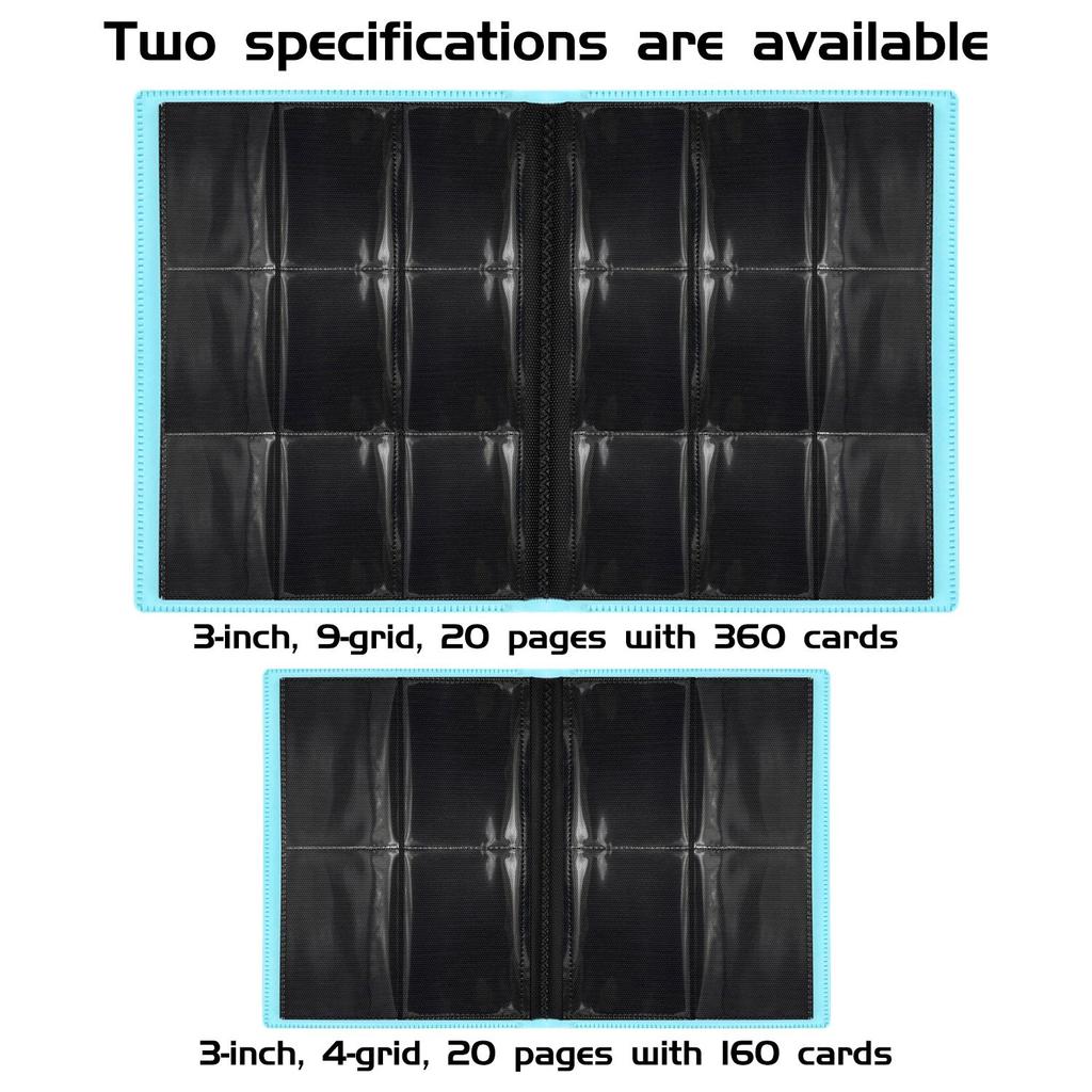 Nine Grid Pok É Mon Game Card Book, Star Card Collection Book, PP Card Storage Bag, Card Collection Book, Christmas Gifts, Stocking Stuffers