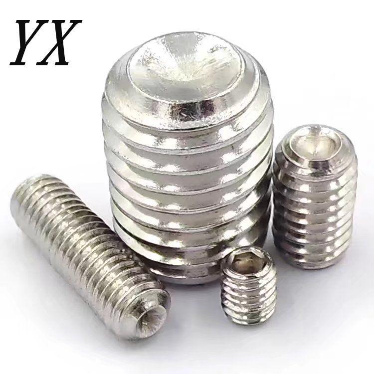 12.9 Grade Alloy Steel Hex Socket Grub Screw Cup Point DIN916