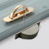KAK Tatami Hidden Door Handle Pearl Nickel Zinc Alloy Recessed Flush Pulls Cover Floor Cabinet Handle Furniture Handle Hardware