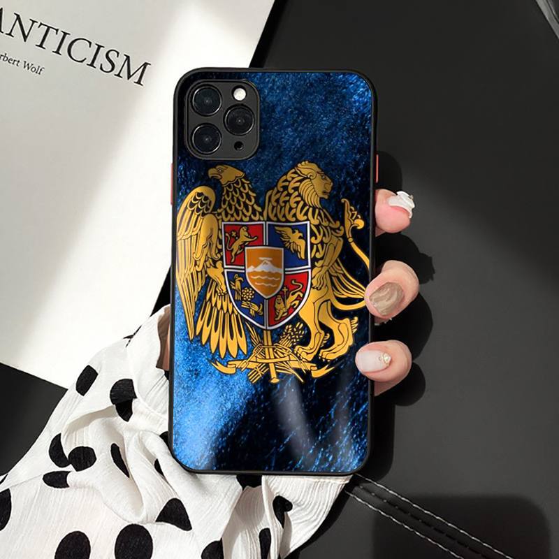 Armenia Armenians Flag Phone Case for iPhone 11 12 13 Mini Pro XS MAX 8 7 6 6S Plus X 5S SE 2020 XR Case