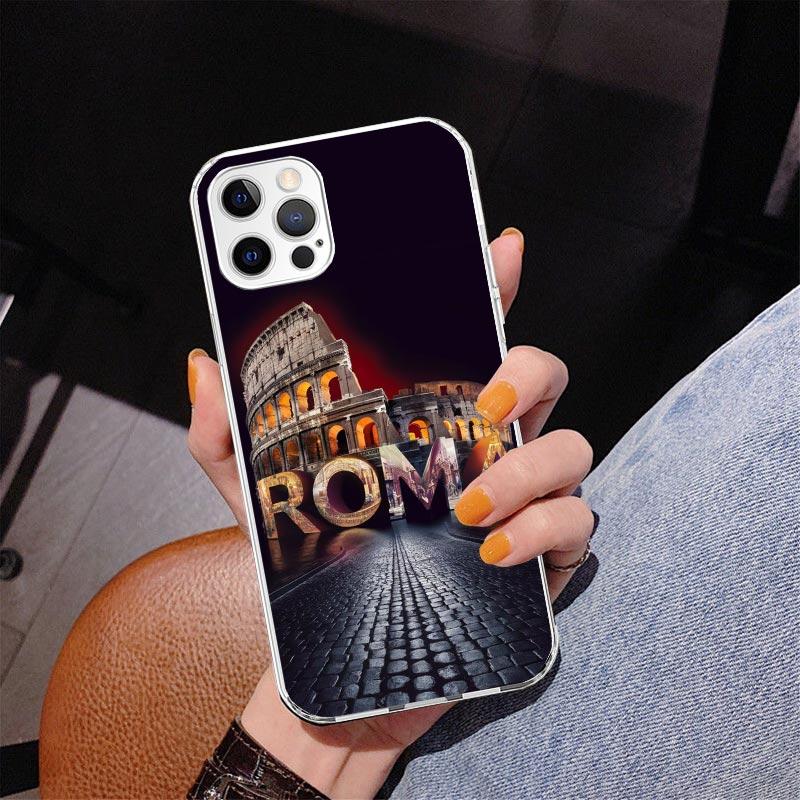 Roman Colosseum Phone Case For iPhone 17 Air 16 Pro Max 16E 15 + 14 Plus 11 12 13 Mini 7 8 SE Gift Print Cover Fundas