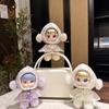 Chinese Style Cloak Vinyl Doll Pendant Plush Toy Soft Fluffy Exquisite For Girls Gift Bag Decoration Collection