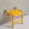 Wall-Mounted Shower Seat Space-Saving Bath Chair Sturdy for Elderly, Seniors