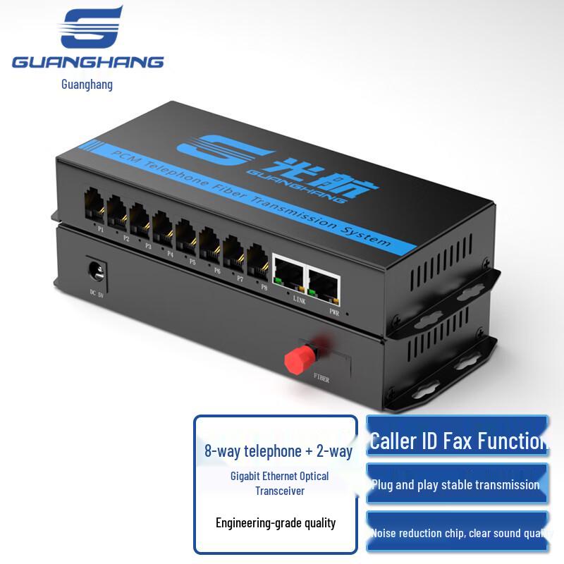 Guanghang PCM Voice Over Fiber Converter