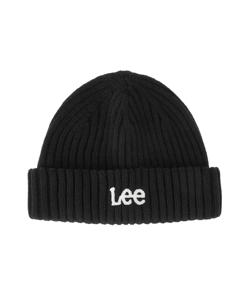 LEE Knit Short Beanie Black