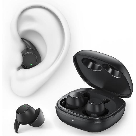 2.0 Sleep Earbuds, Noise Blocking Sleep Headphones, High Fidelity Invisible Ear Plugs-Hearing Protection, Mini Design for Side Sleepers, Bluetooth