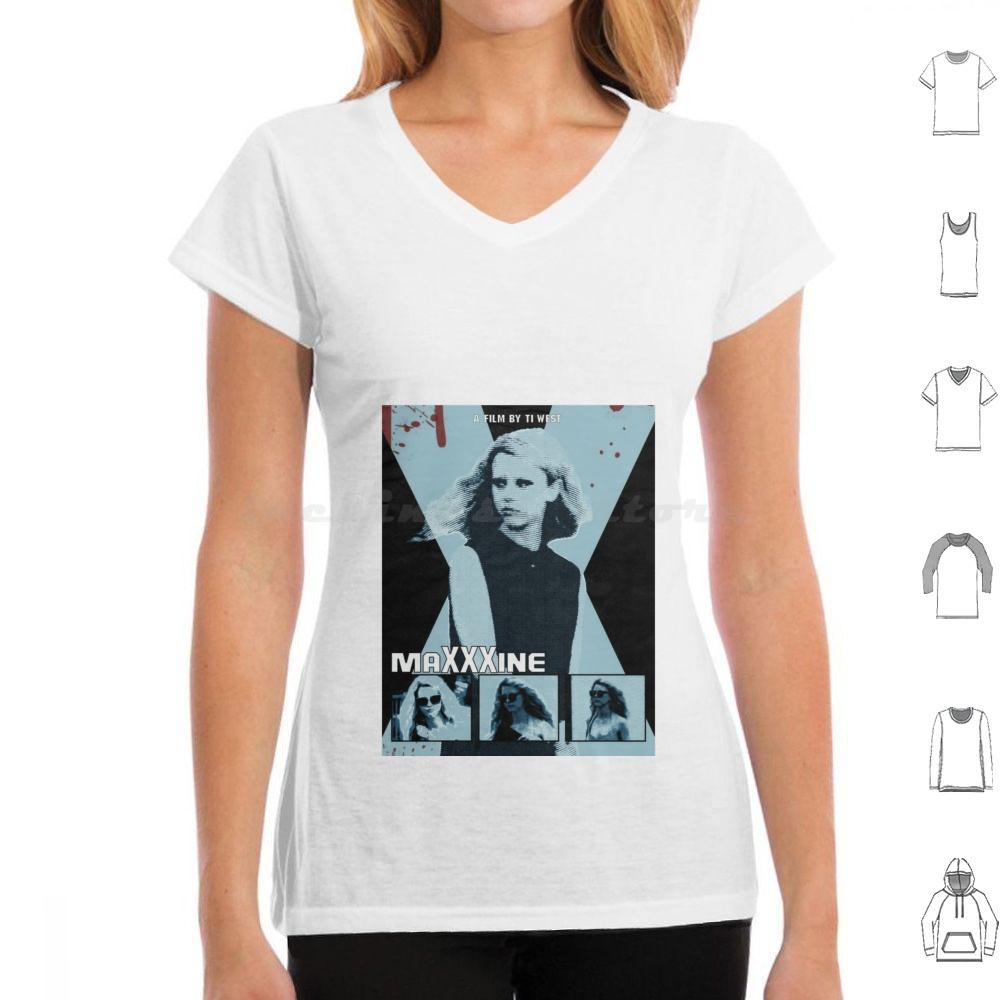 Pearl X Maxxxine 2024 Mia Goth Film Horror Movie T Shirt 6xl Cotton Cool Tee Pearl Maxxxine Maxxxine 2024 Maxine 2024 Pearl