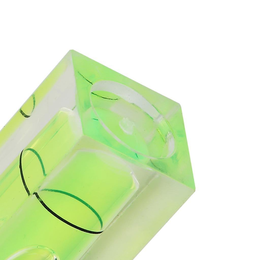 5pcs Mini Spirit Square Bubble Level Protractor Precision Level Cylinder Level Horizontal Bead Level Measuring Tools