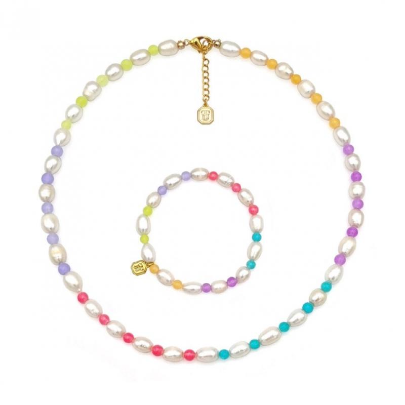 Tani By mineTani Rainbow Bead Bracelet Ms2b201n