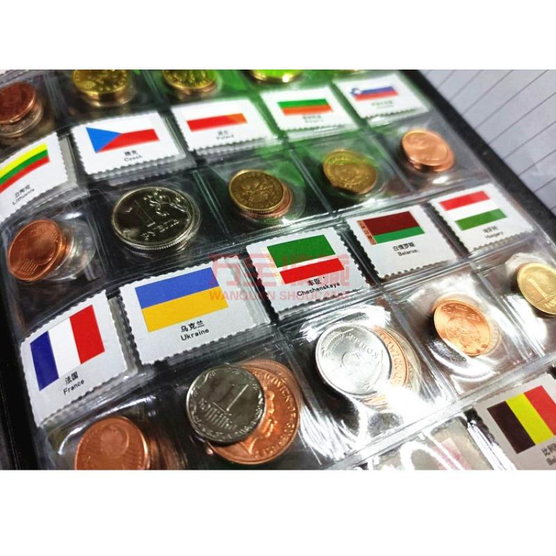 Münzen aus 120 Ländern der Welt, Münzkataloge aus 120 Ländern und Regionen, ausländische Münzen, ausländische Währungen mit Nationalflaggen