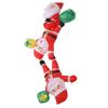 8.2FT Inflatable Climbing 3 Father Xmas 210T Polyester Water Proof Hanging Blow Up Father Xmas with LED Light for Outdoor Wall Decoration