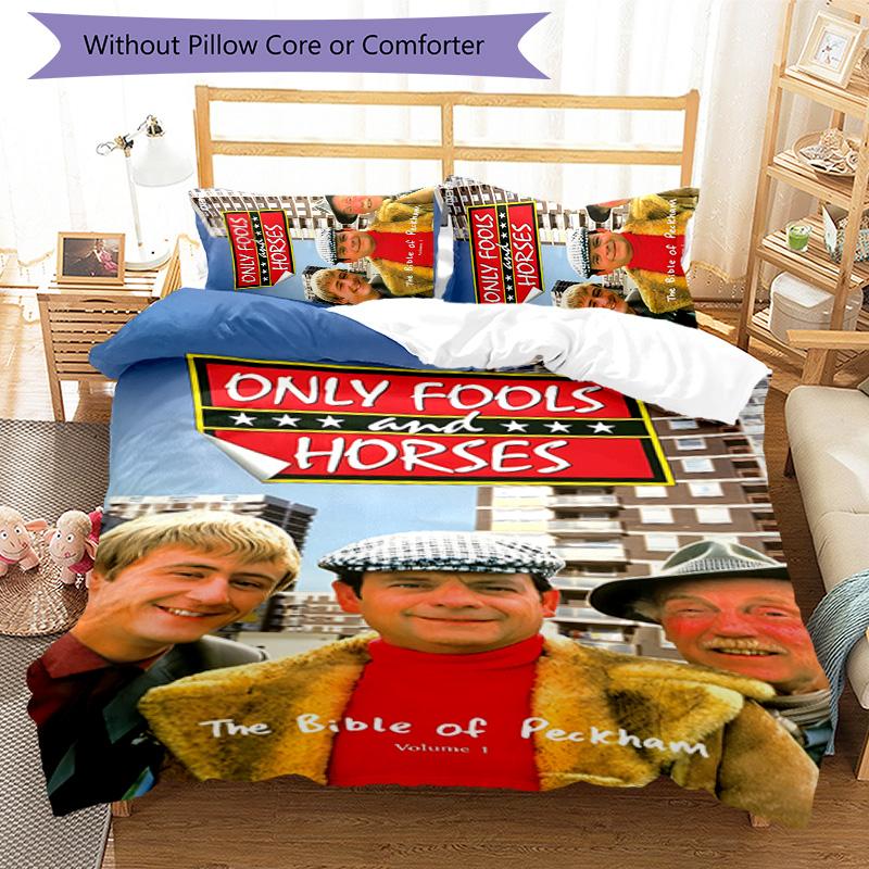 Only Fools and Horses 3pcs Bedding Set Duvet Cover Closure Includes 1 Duvet Cover & 2 Pillowcases for All Seasons Bedroom Home Dorm Decor