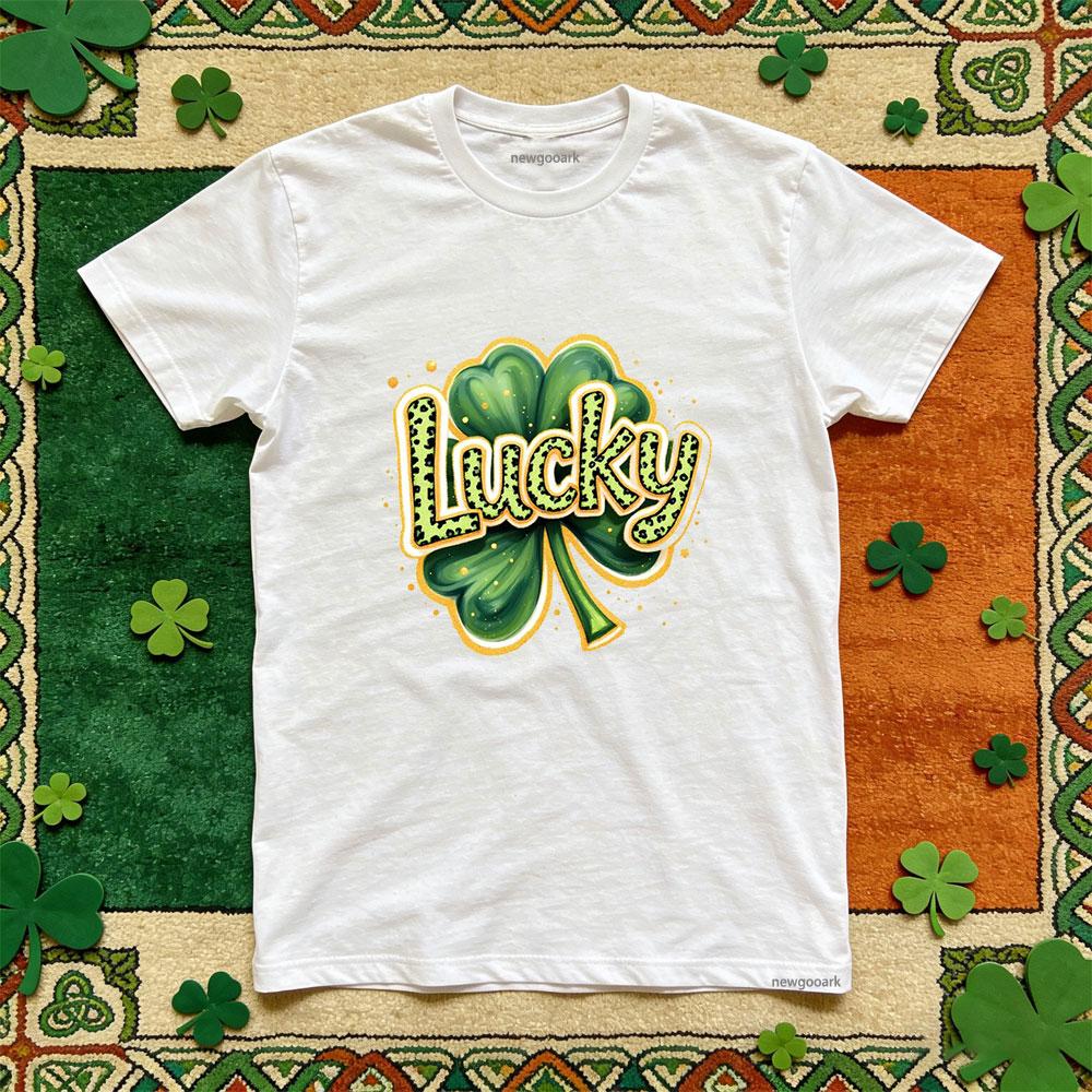 

St Patricks Day lucky Irish 317t shirt green cotton funny festival graphic t shirts Casual Unisex Adult Women Unisex Party tee S