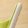 Comfortable Slippers for Indoor Unisex [Euyqs] Japanese-style Design, Linen, Breathable, Sweat-absorbent, Non-slip Thick-soled Use, (green, 23.0 Cm)
