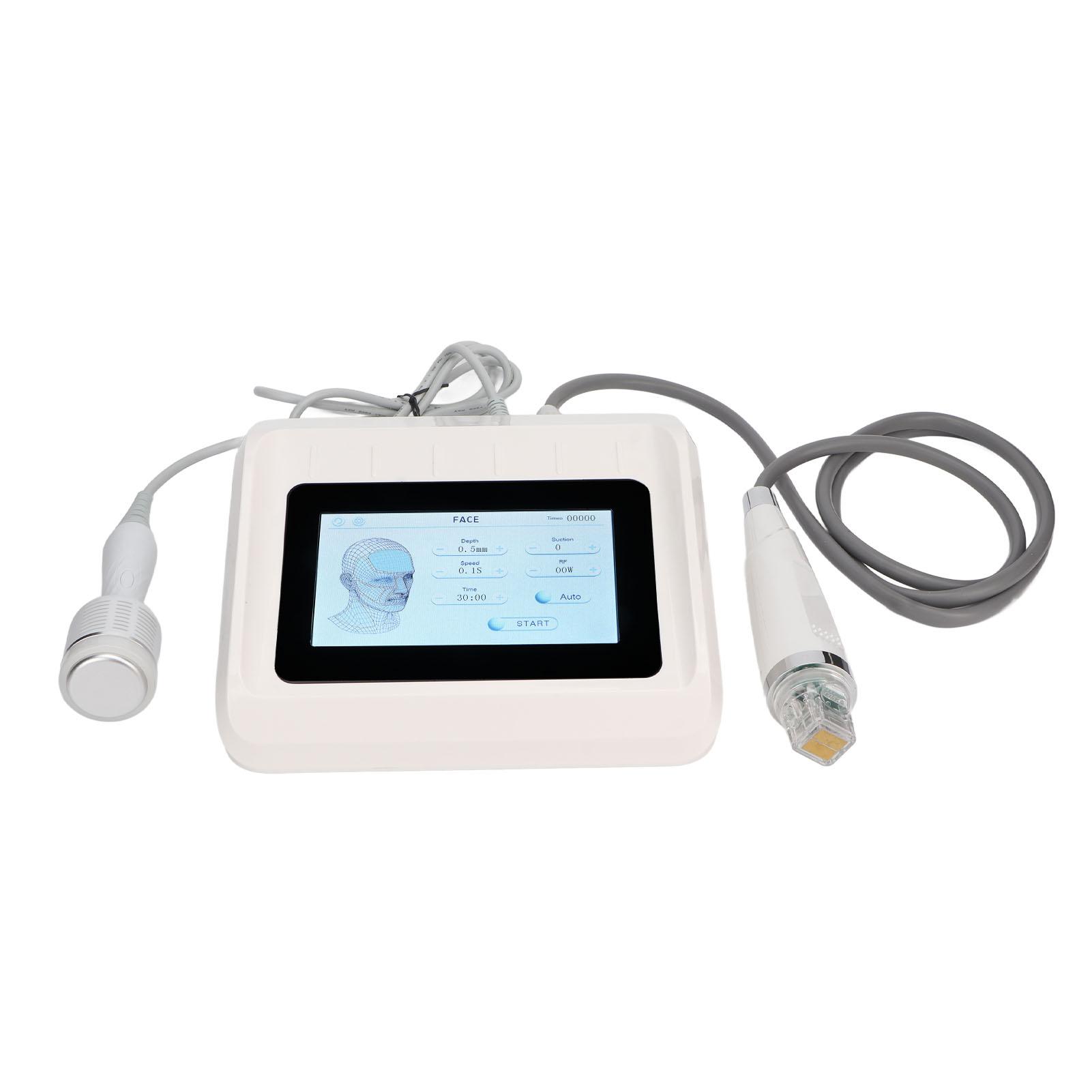 

Аппарат для омоложения кожи RF Аппарат для омоложения кожи RF с микроиглами и зондом Ice Hammer для тела и лица 100‑240 В Великобритания UK Plug