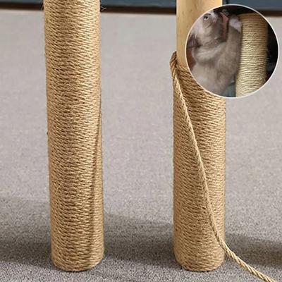 1Roll Tree Scratching Post Natural Sisal Rope Toy Pet Supplies DIY Cat Scratcher Rope Cats Paw Claw 4mm/6mm Furniture Protector
